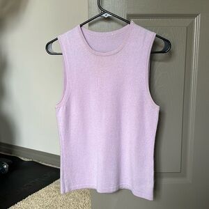 Cashmere tank sweater